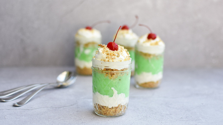 individual pistachio torte dessert cups