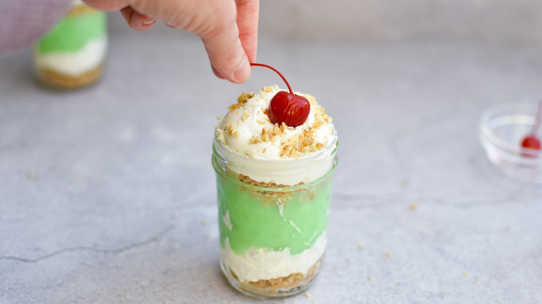 individual pistachio torte dessert cups