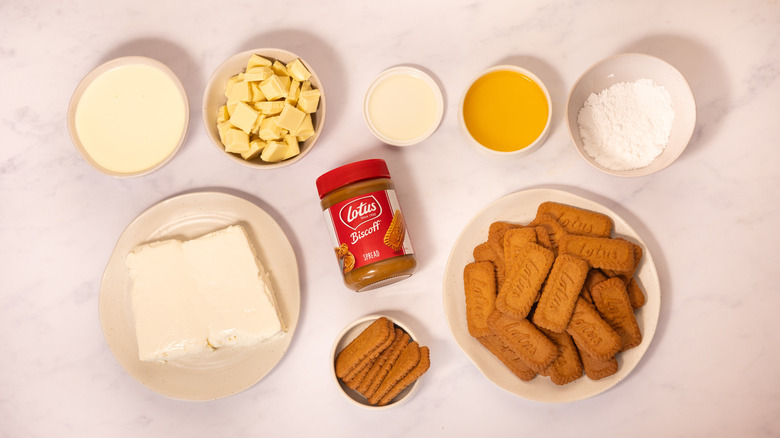 ingredients for biscoff cheesecake recipe  