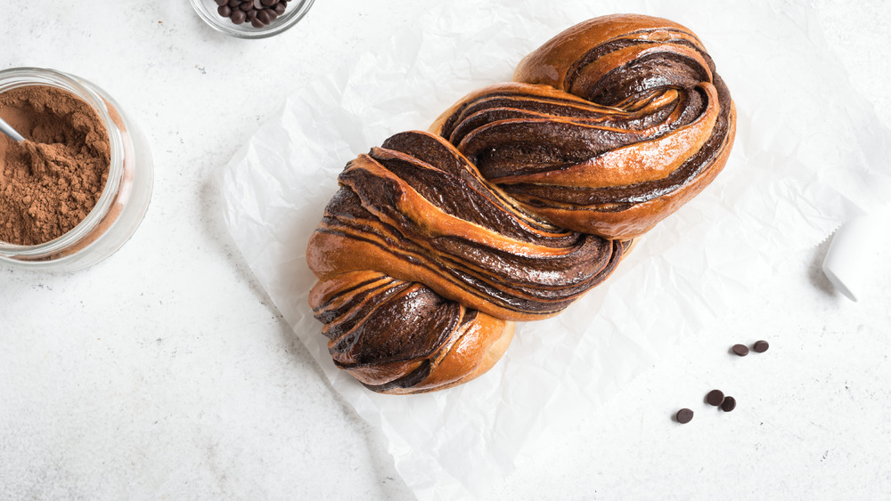 Chocolate babka dessert