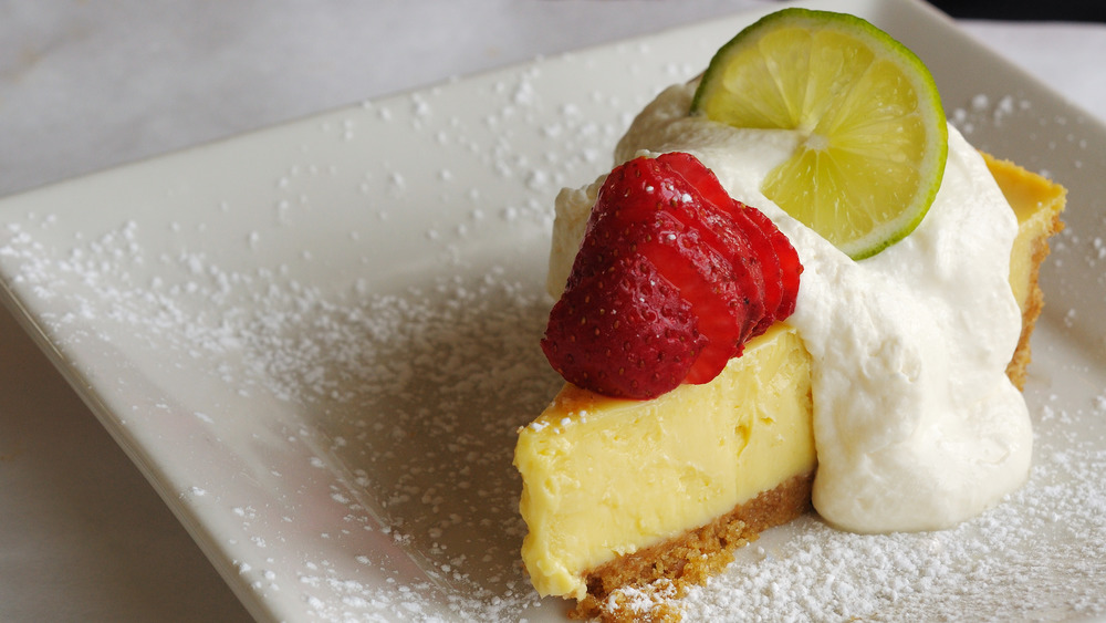 Key lime pie dessert