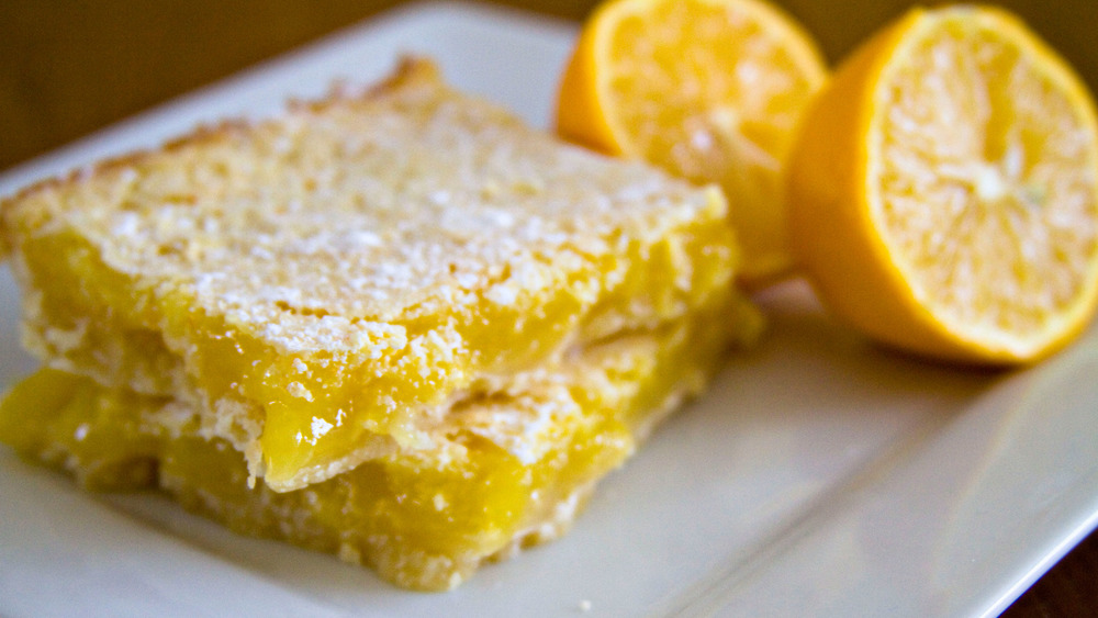 Meyer Lemon Squares dessert