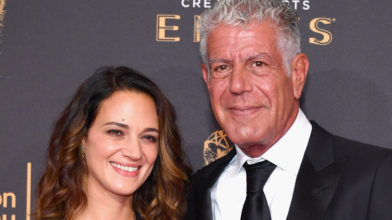 Asia Argento and Anthony Bourdain