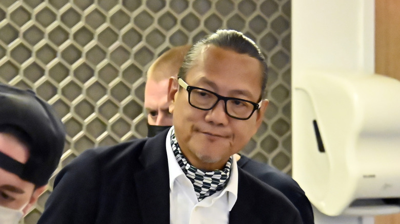 Masaharu Morimoto looking frustrated 