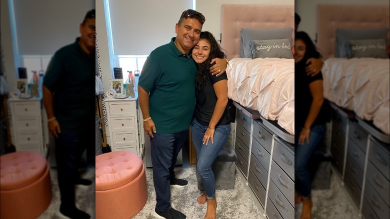 Buddy Valastro smiling with his arm around his daughter Sofia Valastro