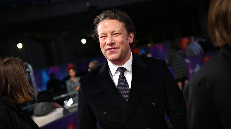 Jamie Oliver in suit and tie 