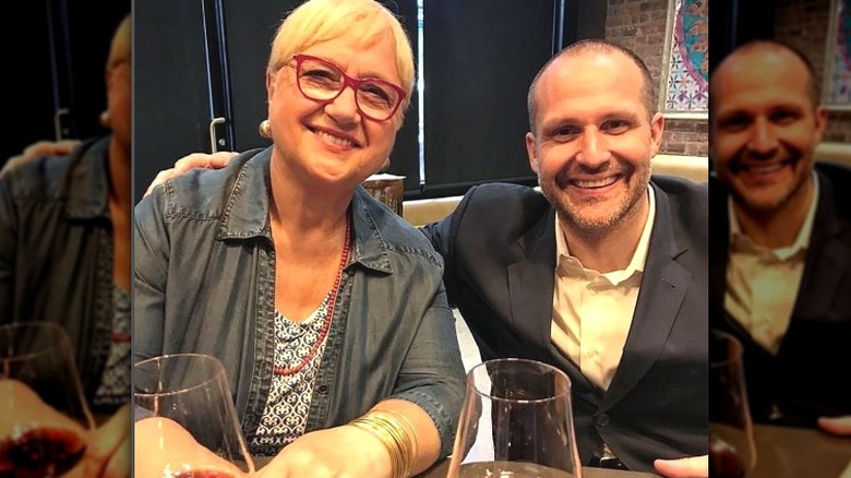 Lidia Bastianich with Yannick Benjamin