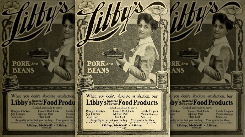 Old Libby's advertisement poster