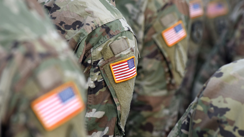 Camouflage American military uniforms