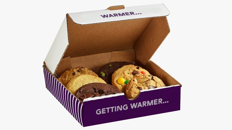 Box of cookies from Insomnia Cookies