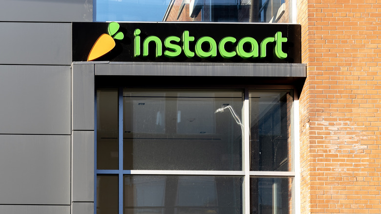 Instacart sign