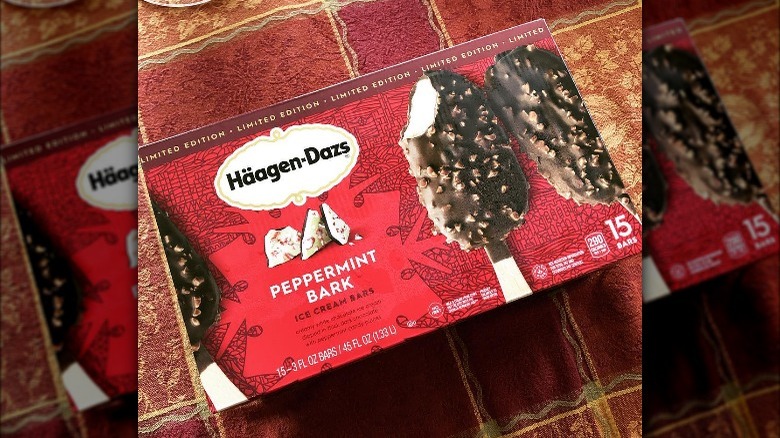 Häagen-Dazs peppermint bark ice cream