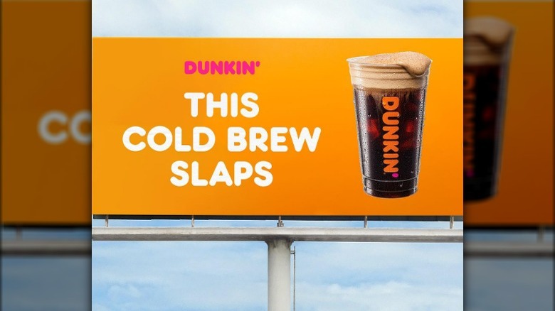 Dunkin' billboard design