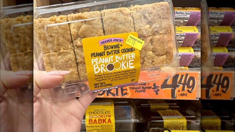 trader joe's peanut butter brookies