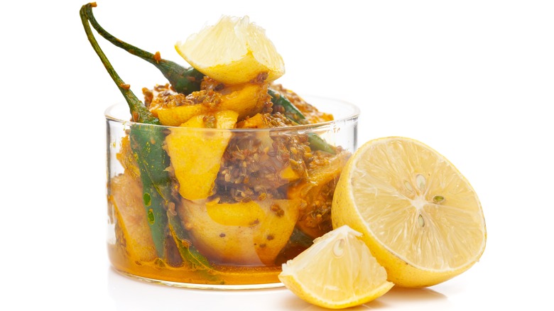 Achar, lemon pickles