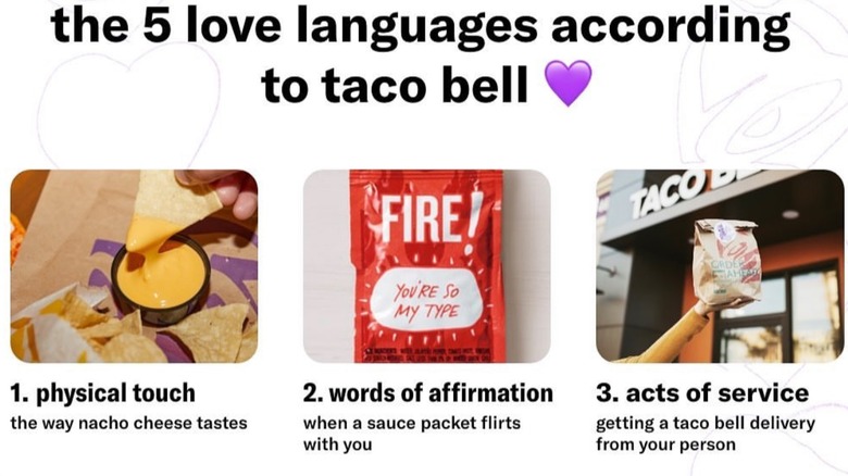 Taco Bell 5 Love Languages