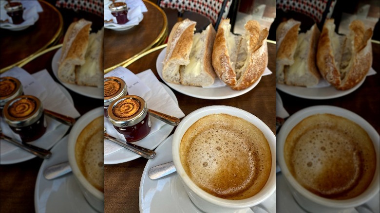 Coffee and French bread