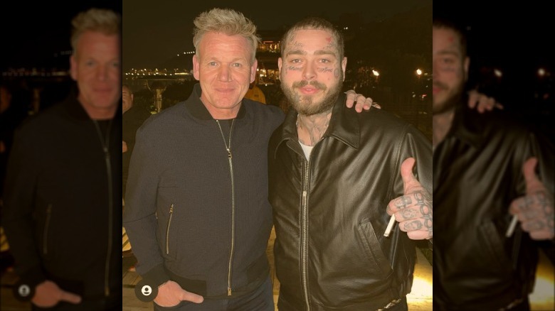 Gordon Ramsay and Post Malone