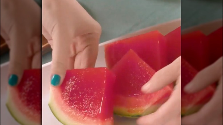 watermelon jello shot slices 