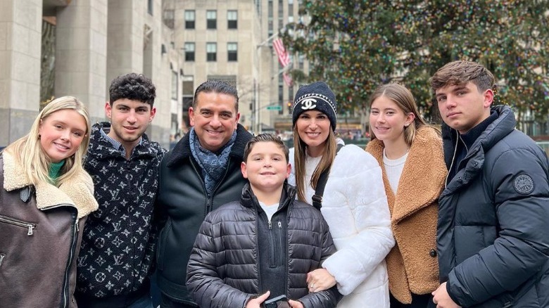 Buddy Valastro and Family at Rockefeller Center in New York City