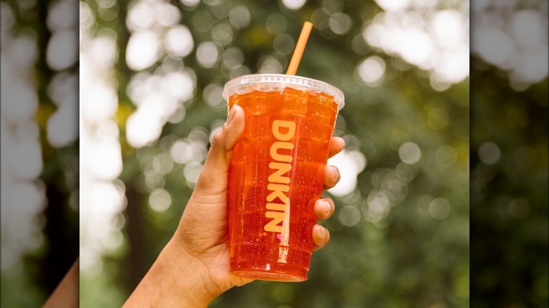 Dunkin' blood orange refresher