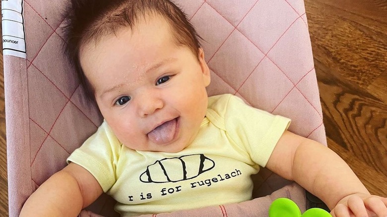 Molly Yeh's daughter smiling