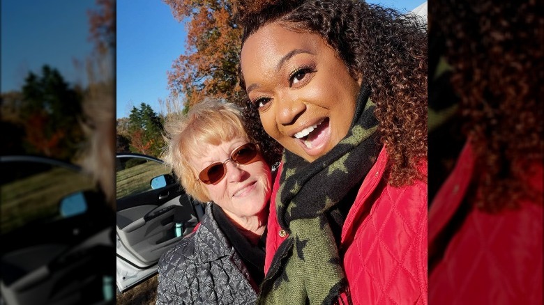 Sunny Anderson in a selfie