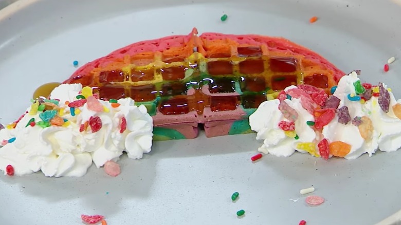 Sunny's Rainbow Waffles