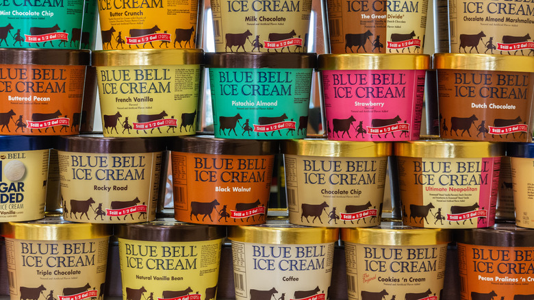 Blue Bell ice creams