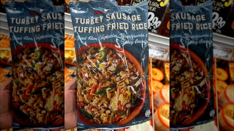 Trader Joe's Turkey Sausage Stuffing Fried Rice