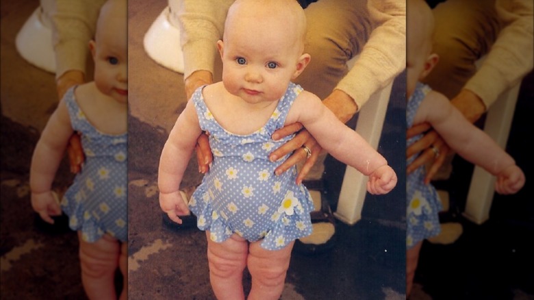 Paige Drummond as a baby