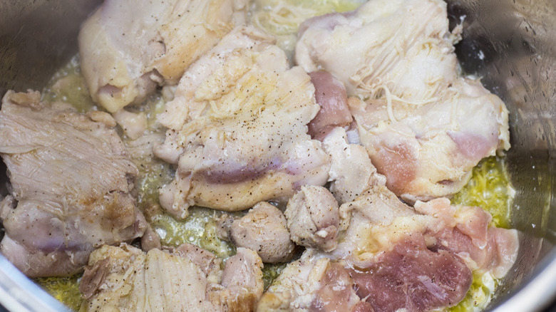 browning chicken Instant Pot