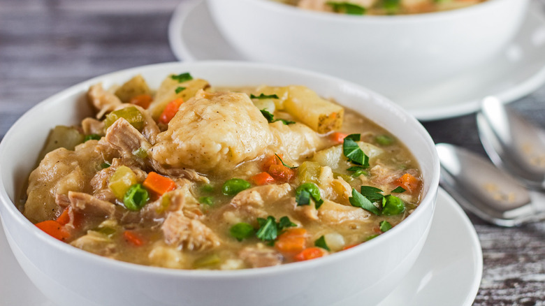 Instant Pot chicken and dumplings