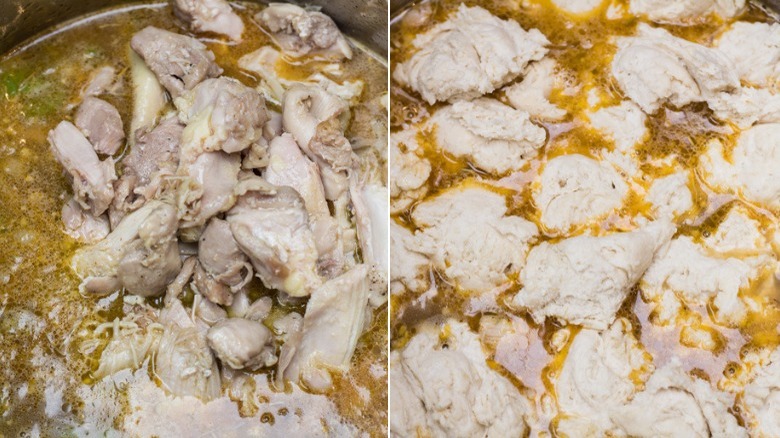 pulled chicken thighs