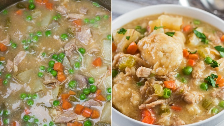 Instant Pot chicken and dumplings