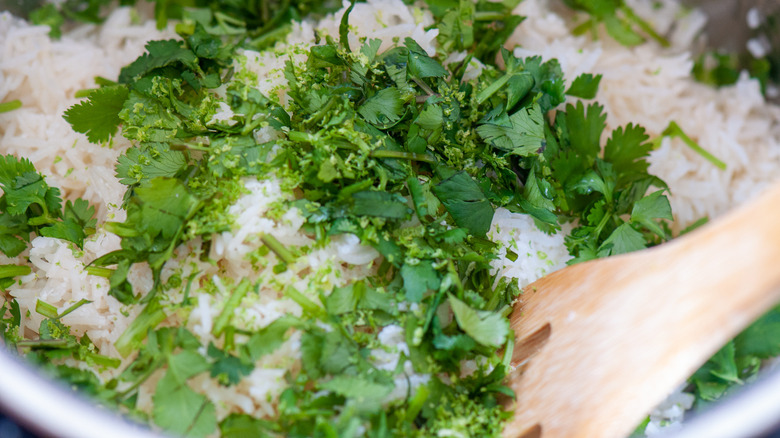 seasoning cilantro lime rice