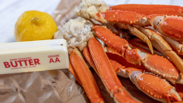 Instant Pot crab legs ingredients