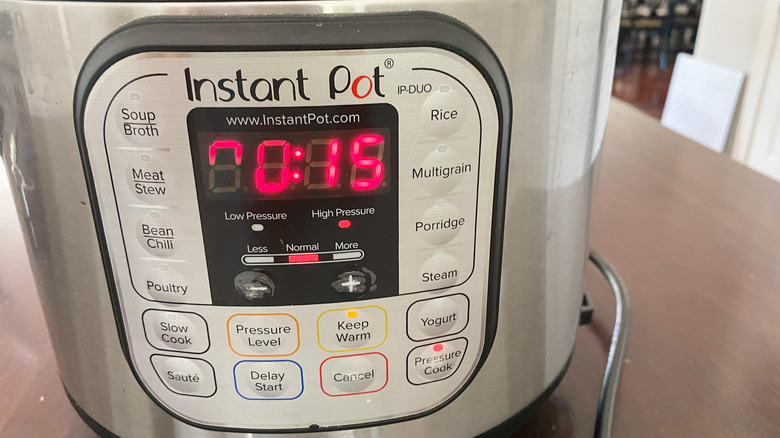 Instant Pot set on timer