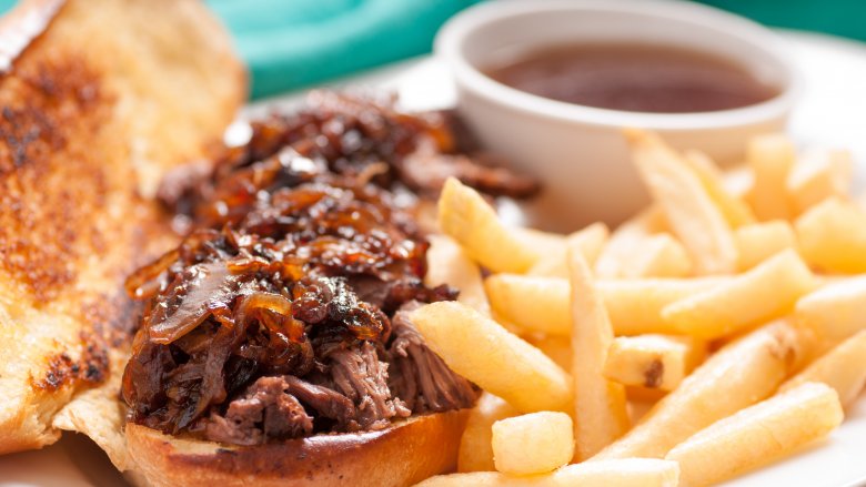 French dip sandwiches