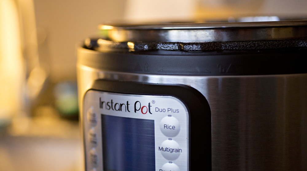 Instant pot on counter