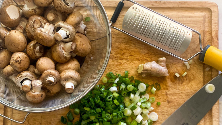 Chopped scallions