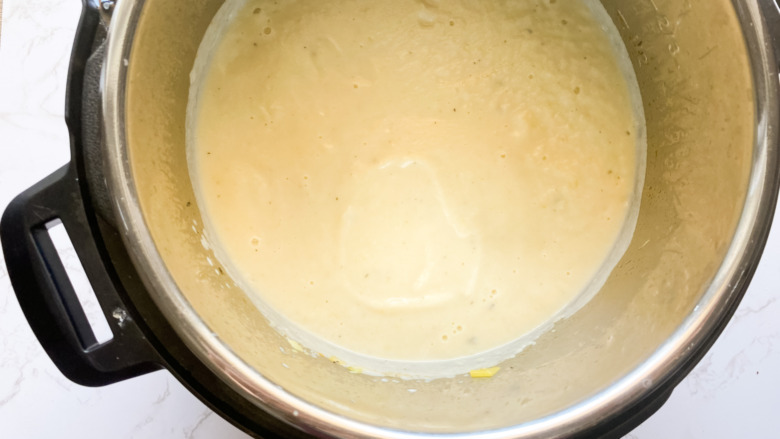 Pureed Potato Leek Soup in an Instant Pot