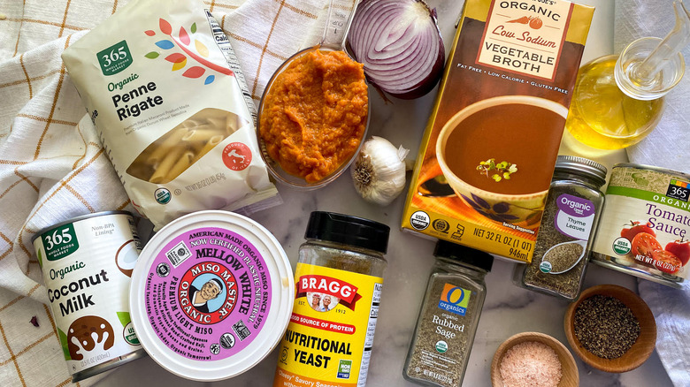 pumpkin pasta ingredients 