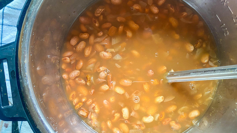 pinto beans with water in Instant Pot