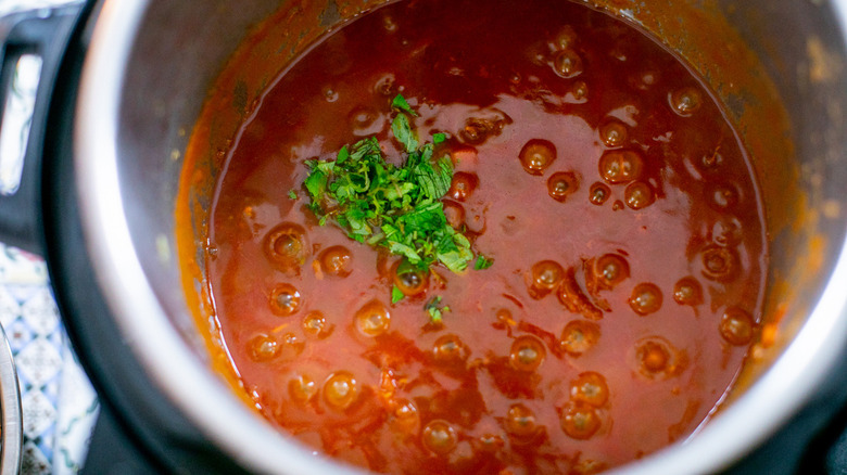 Bolognese sauce in Instant Pot