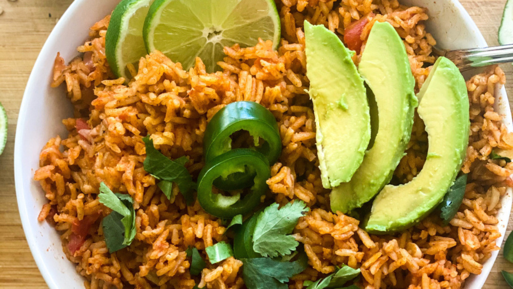 Instant Pot Spanish rice served