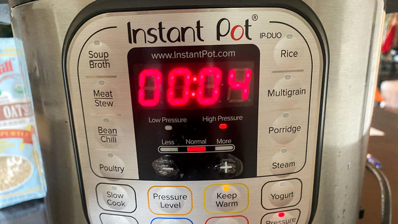 instant Pot display panel