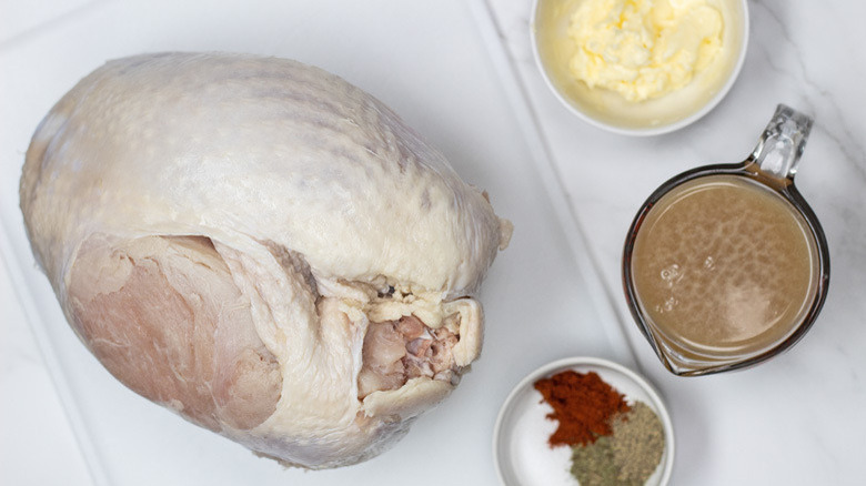 Ingredients for Instant Pot turkey