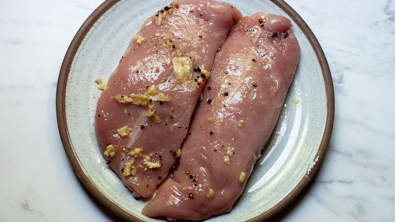 Turkey tenderloins with seasoning 