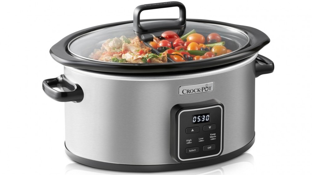 Slow cooked dinner in a Crock Pot 